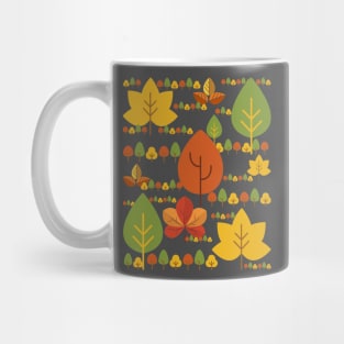 colorful leaves Mug